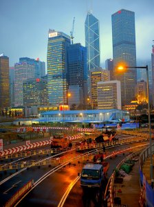 Hong Kong Dusk - near Central